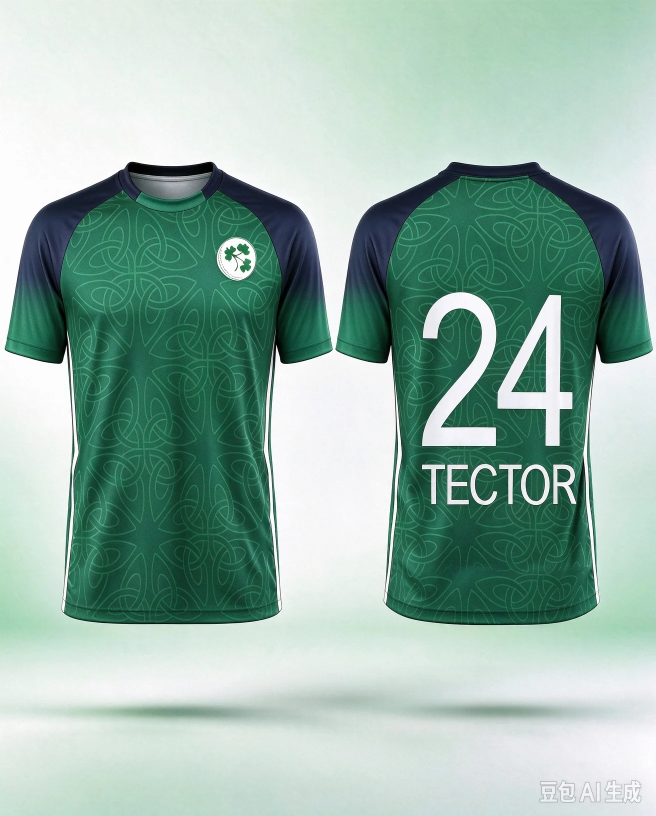 Men Summer New Custom Number 3D Print Football Jersey Shirt, Training Breathable Quick‑Drying Short Sleeve Sweatshirt