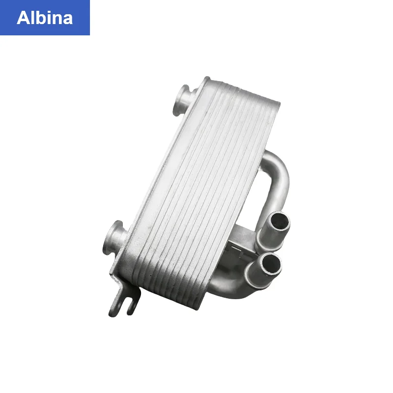 17217507974 Transmission Oil Cooler Fit BMW E60 525i 530i 545i 645Ci 745i 745Li Gearbox Heat Exchanger view 3