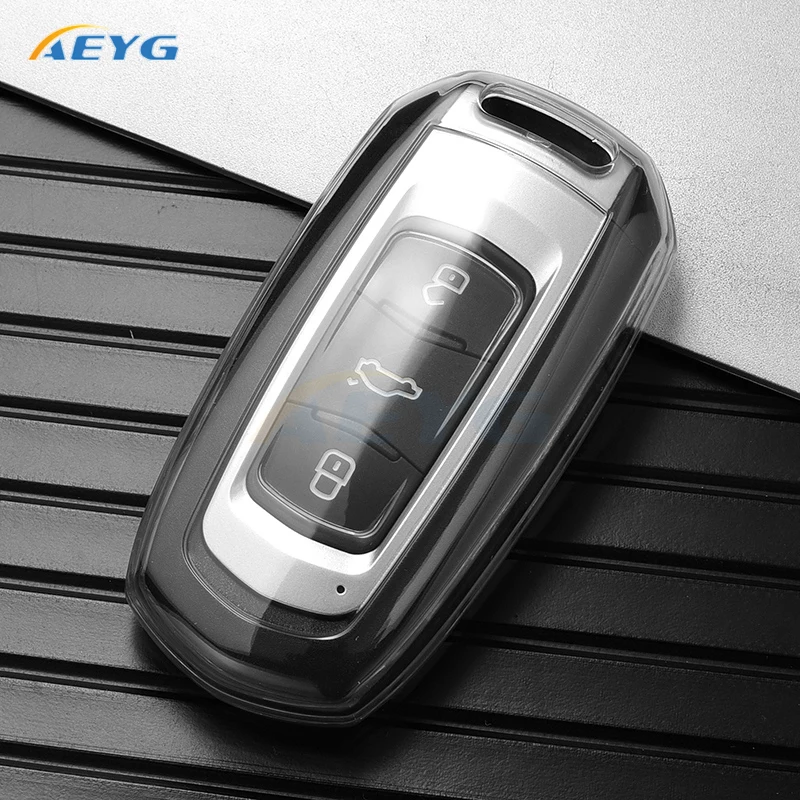 TPU Car Key Case Cover For Geely Atlas Boyue NL3 EX7 SUV GT GC9 Emgrand X7 Borui Auto Holder Keychain Accessories