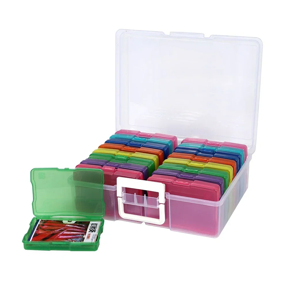 Photo Storage Box With Handle, 4\