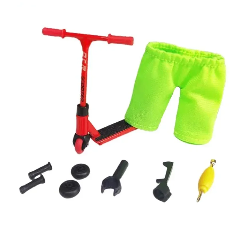 Stunt Scooter Toy - Mini Finger Training Set for Interactive Skill Development and Fun Hand Exercise