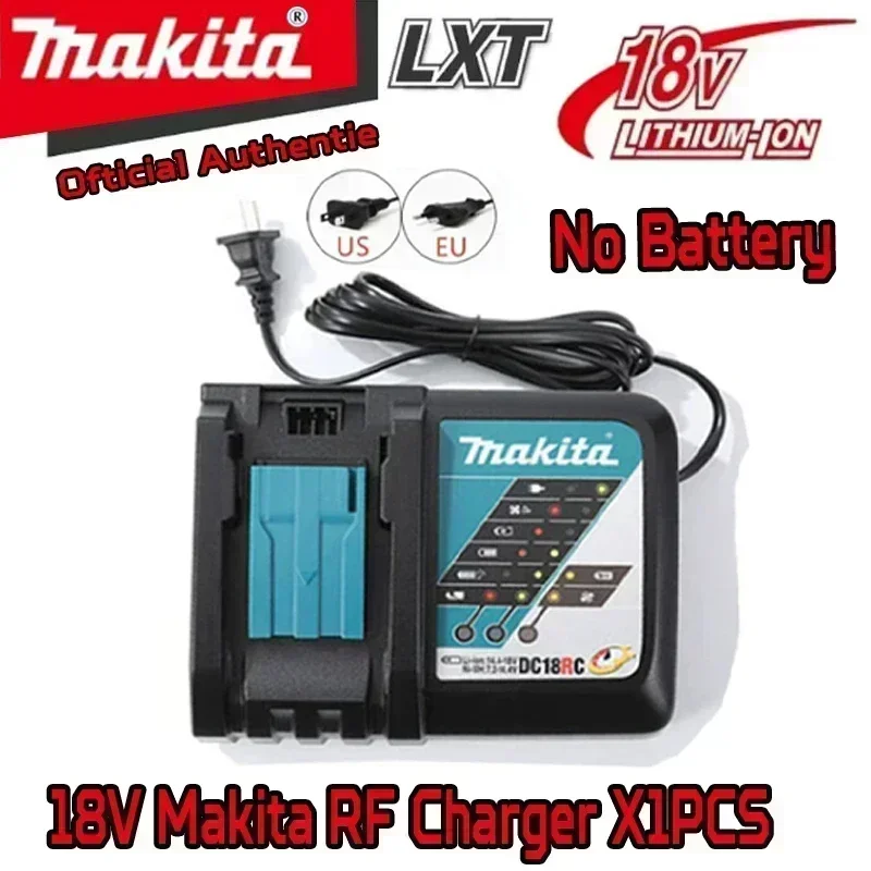 100% Originele Makita Batterij, Makita 18V Gereedschap Batterij Voor Makita DDF487 DGA404 DTW700 DTD173 DHP487 DJV182 Met DC18RC Lader