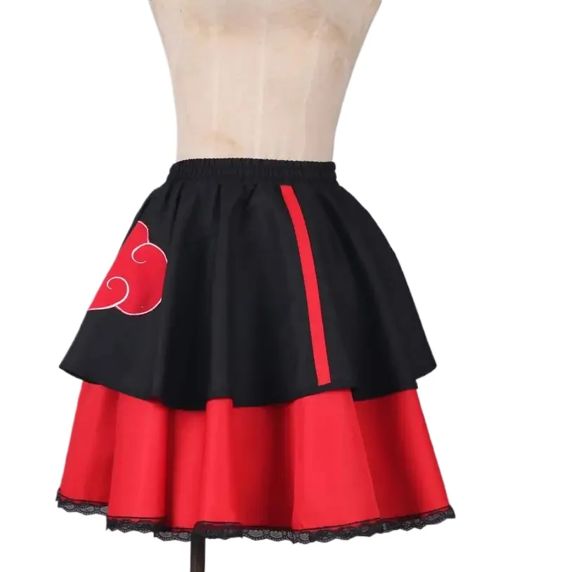 Anime Shippuden Sex Reversion Kimono Lolita Dress Akatsuki Cosplay Costume Women Female Japan Style Dresses