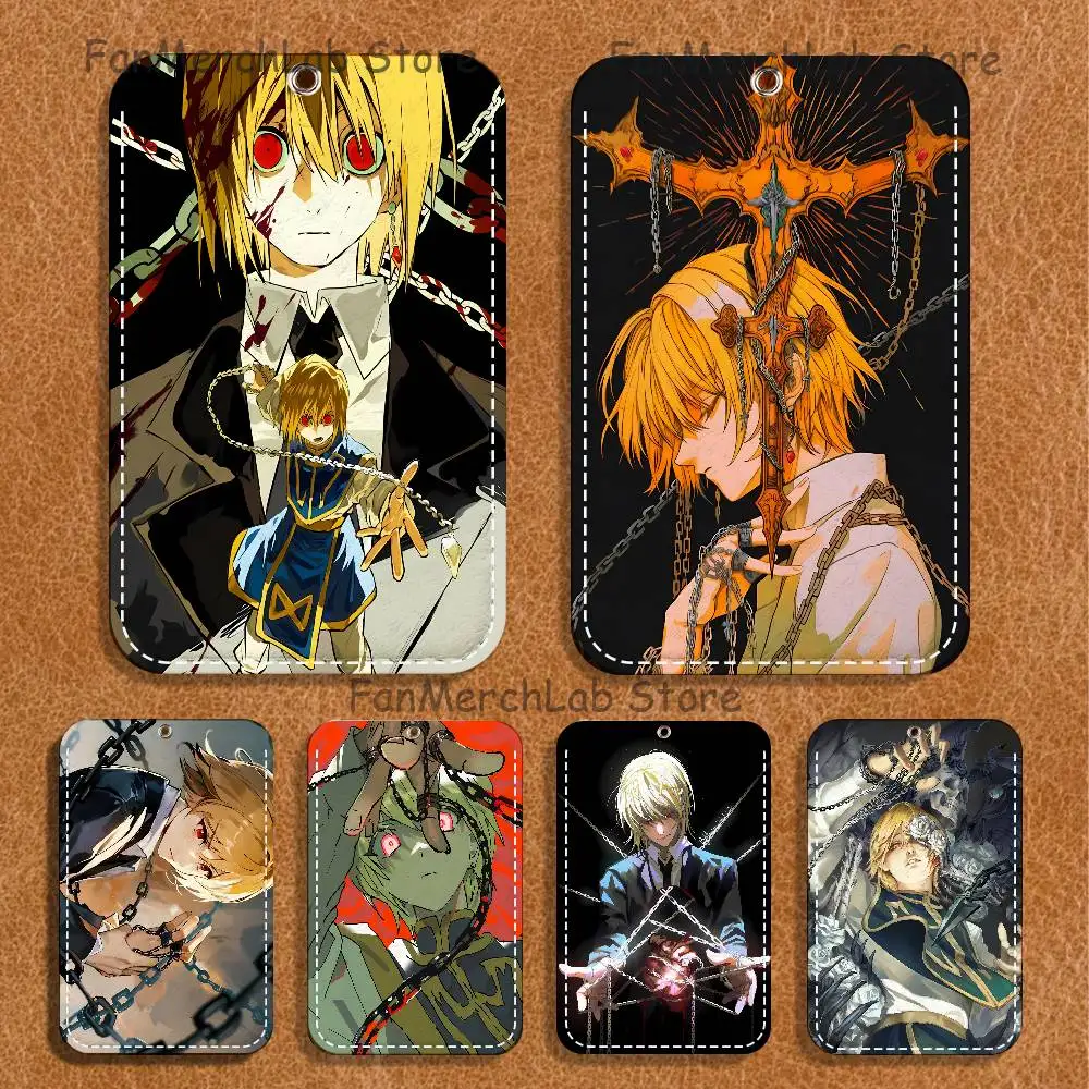 

H-HunterS X K-KurapikaS H-Hunter Holder Keychain For Bank Business Work Card Holder Student Card Protective Case Bus Card