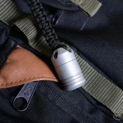 Safely Store Your Portable Accessories with the Waterproof and Portable DANGO CAPSULE Aluminum EDC key chain fastener