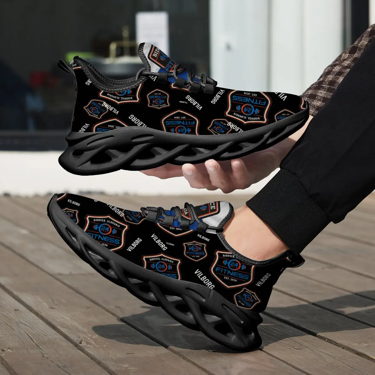 أحذية رياضية مسطحة برباط للرجال في الهواء الطلق للرجال خفيفة الوزن شبكية قابلة للتنفس صيفية مريحة ونعل ناعم للتدريب #4