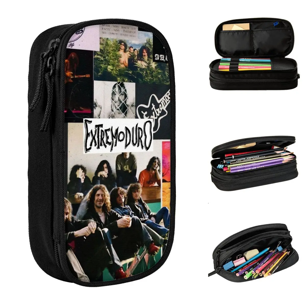 

Модные пеналы Extremoduro Rock Band Tour, пенал, держатель для ручек для девочек и мальчиков, большие вместительные сумки-карандаши, школьные принадлежности