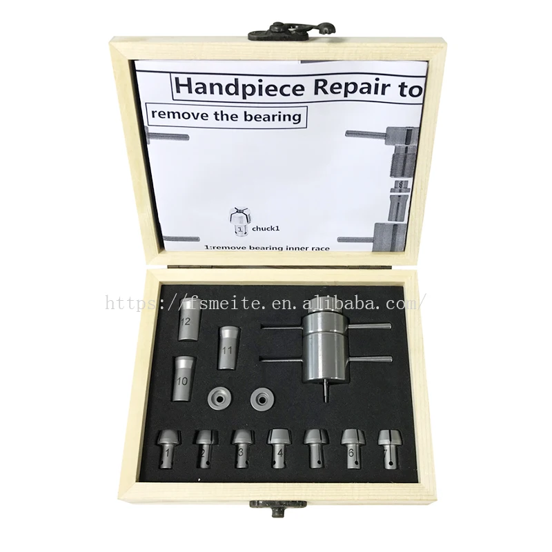 Dentals equipment profession repaire tools dentals turbine repair kit for high speed handpiece bearing