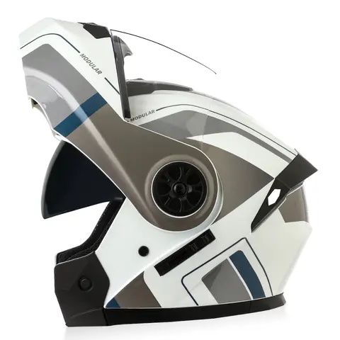 Winter Warm Safety Modular Flip Up Motorcycle Helmet DOT Full Face Dual Visor Moto Motorcycle Helmet Motocross Capacete