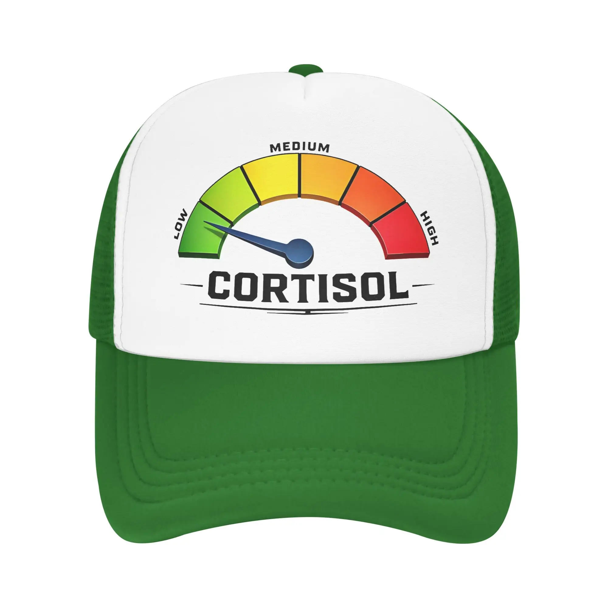 Boys Girls Low Cortisol Levels v Meme   Trucker Cap Outdoor Mesh Baseball Cap Polyester  Hats Sun Hat Adjustable Dad Hat Spring