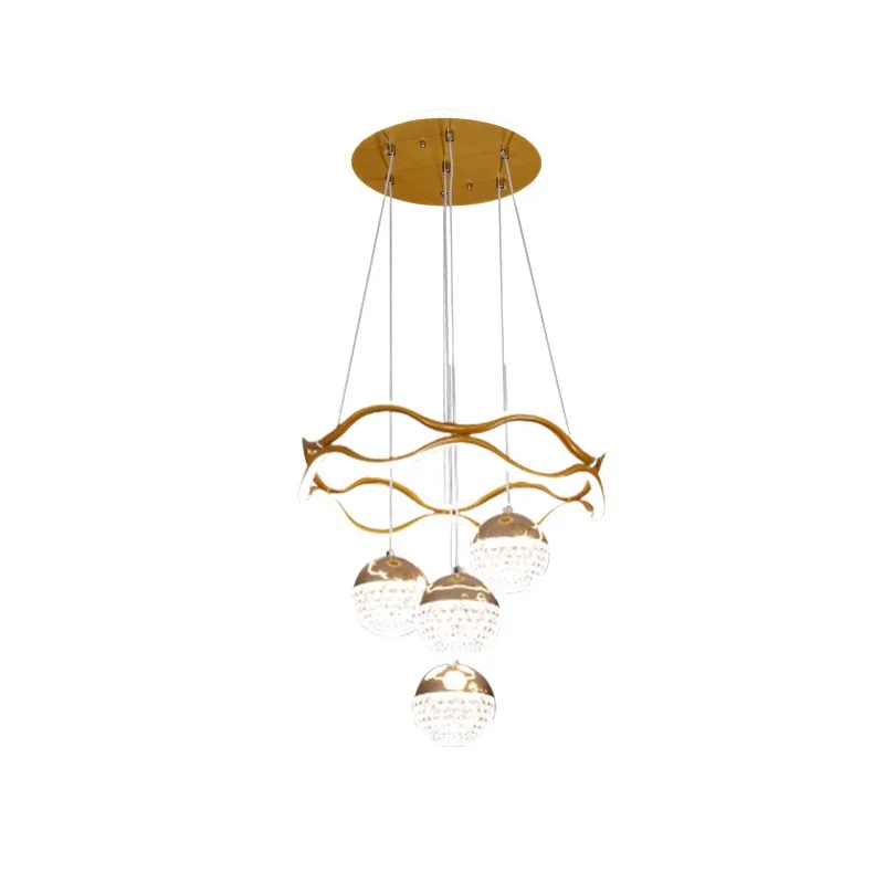 

Wave minimalist style ongshan chandelier gorgeous and luxurious