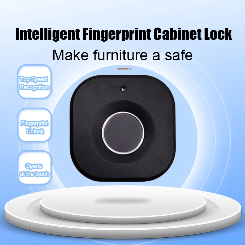 Smart Fingerprint Drawer Locks Intelligent File Cabinet Electronic Lock Keyless Biometric Security Protection Furniture Lock