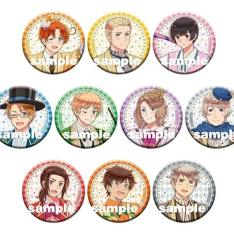 Anime Axis Powers Hetalia Badge Feliciano Vargas Francisbonnefoy Feliciano Vargas Clothing Backpack Brooch Pin Jewelry Toy Gift