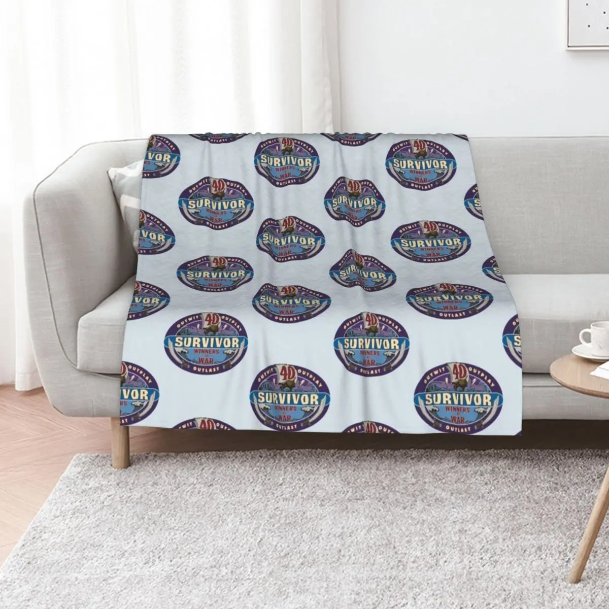 Survivor Throw Blanket Soft Big Sofa Throw Flannel Fabric warm winter Summer Beddings Heavy Blankets