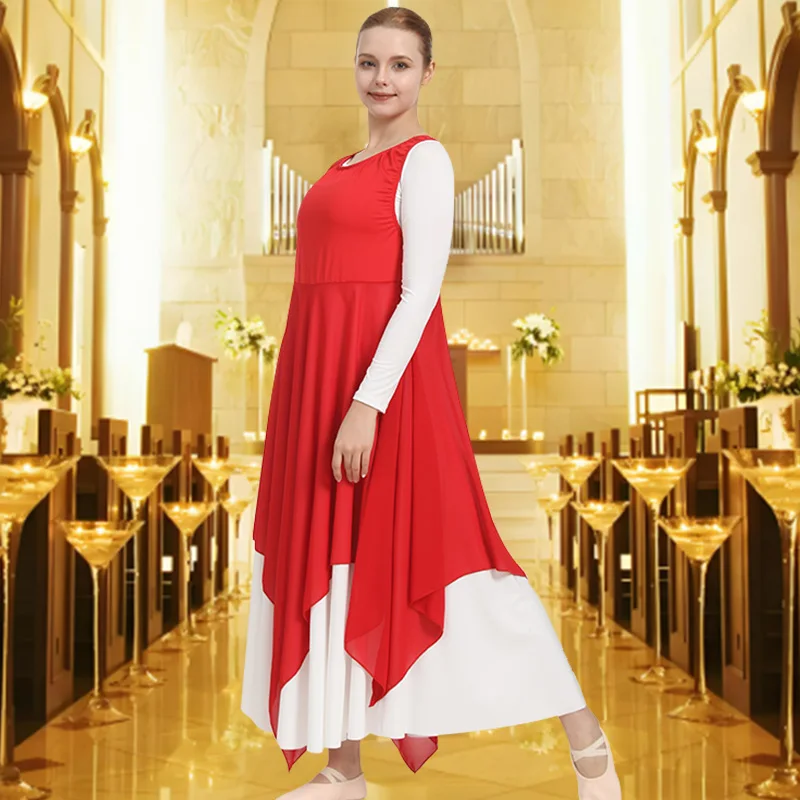 سترة الرقص الحديثة غير المتكافئة للنساء للبالغين، سترات الرقص بدون المنشعب أو بطانة، بلوفر الرقص