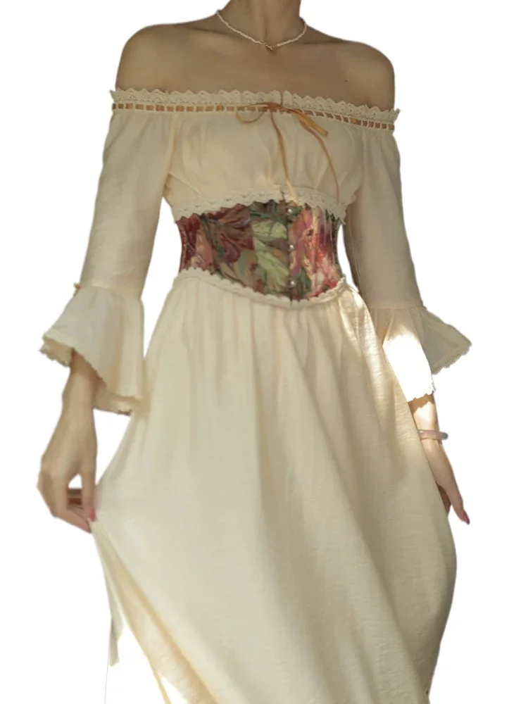 

Французская вышивка, женские корсеты на талию, утягивающий пояс, короткий торс, картина маслом, Моне, сад, Лолита, кружево, сексуальные бюстье