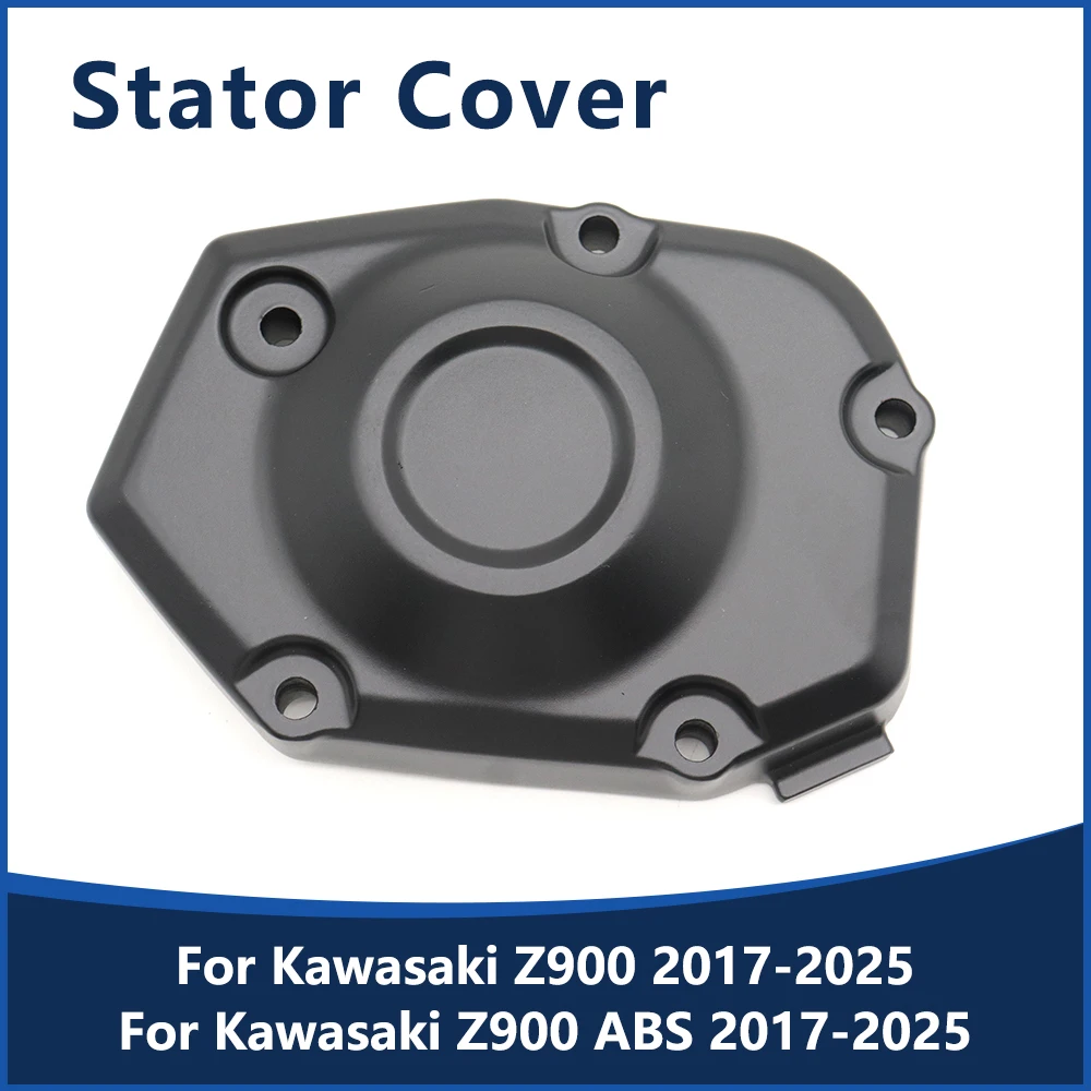 

Motorcycle Side Engine Pulser Stator Cover Case Fit For Kawasaki Z900 2017-2025 Z 900 ABS 2017-2025 2024 2023 2022