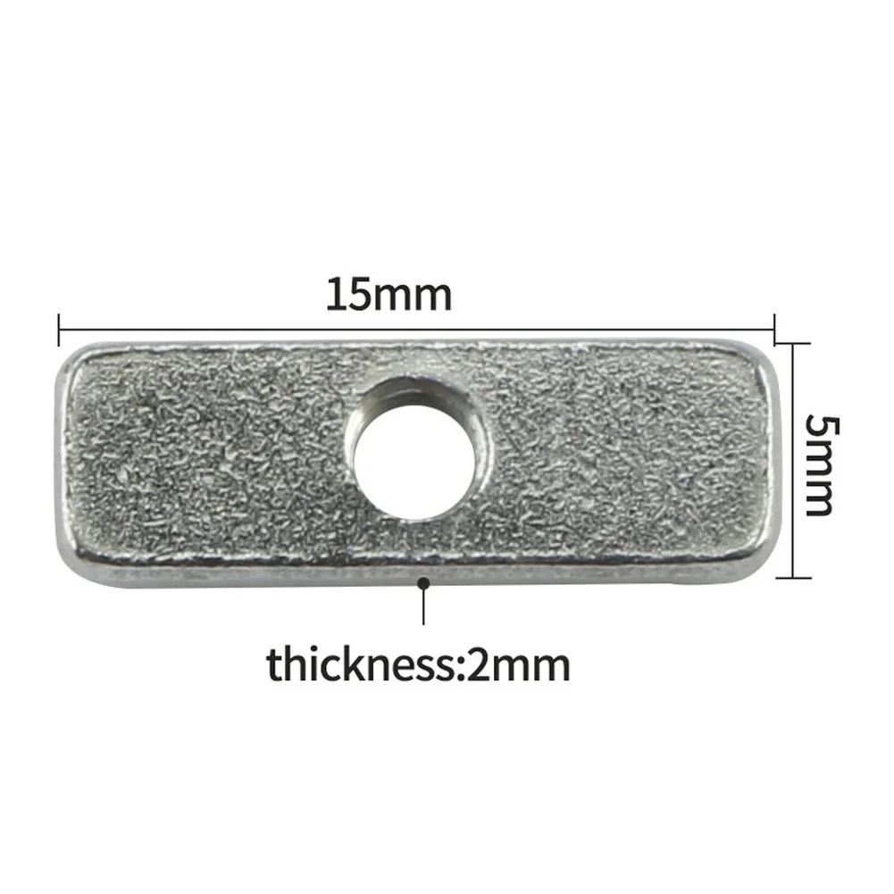 10pcs Fasteners Screws Nuts For Voron 0.1 Belt Nut For M3 T-slot Rectangular Shape Washers For Voron V0.1 For 3D PRINTER Parts