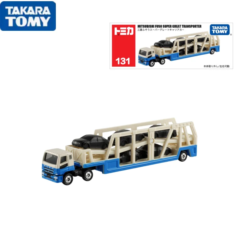 

Автомобиль-переносчик TAKARA TOMY131 Mitsubishi 334088, модель автомобиля из сплава, литой под давлением, игрушки для мальчиков, детские праздничные подарки на день рождения