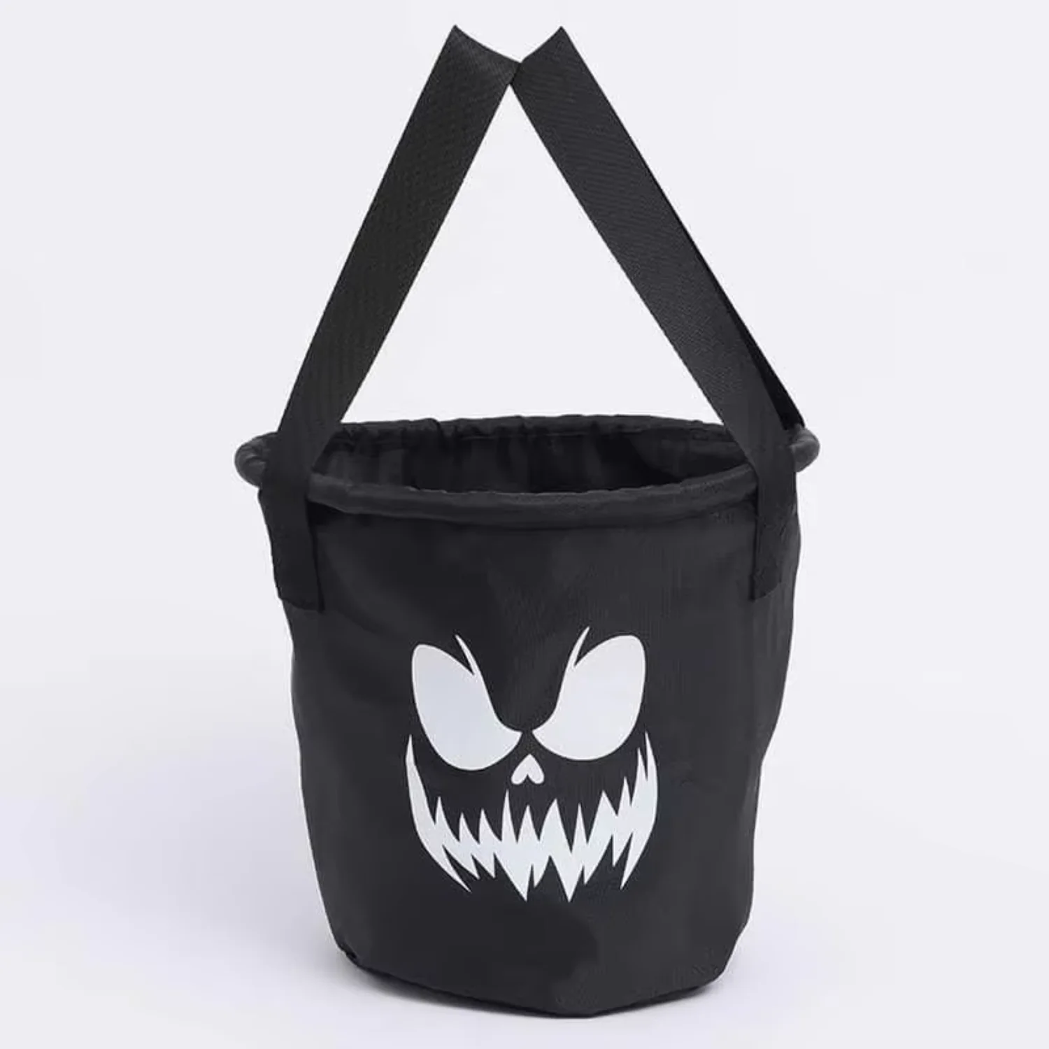 Wholesale Canvas Embroidered Candy Basket Ghost Monogrammed Halloween Gift Bucket Coquette decor europe Curtain Basket Runner