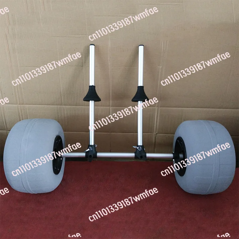 

Adjustable Inflatable Kayak Wheel Trailer Big Wheel Beach Boat Trailer Drifting In-line Platform Outdoor Activities