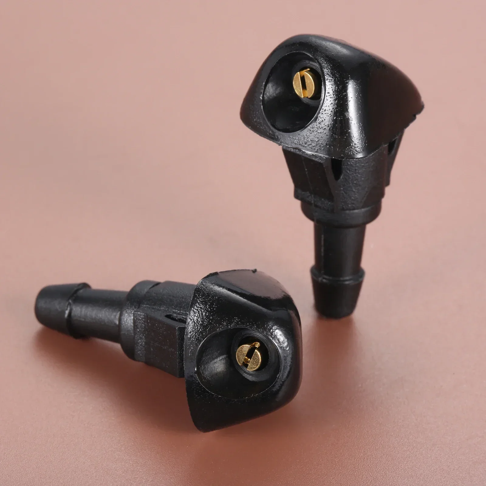 2Pcs Car Front Windshield Wiper Water Spray Jet Washer Nozzle 76810-SWA-E01 for Honda Civic Fit Jazz CR-V Accord Europen Shuttle