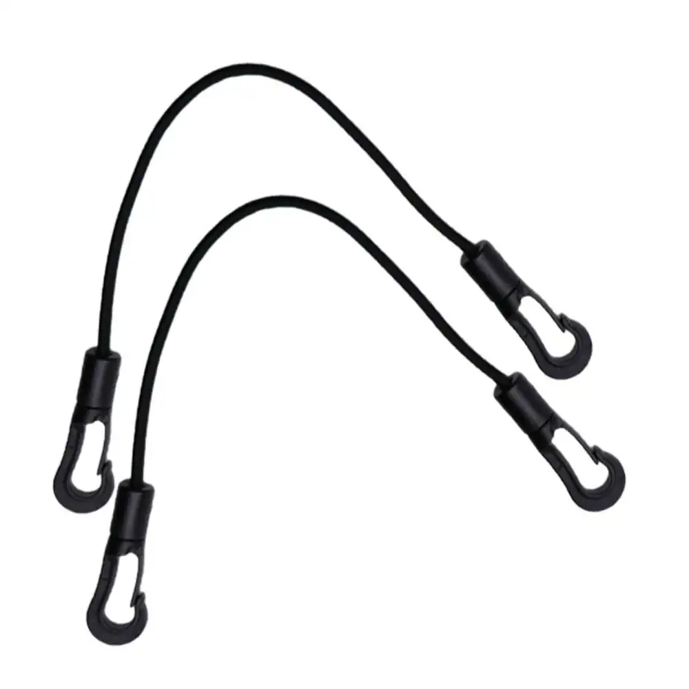 Cuerda elástica de 4MM con ganchos, amarre multiusos, cuerda elástica para Kayak, canoa, lona, protege tu equipo, 2 uds.