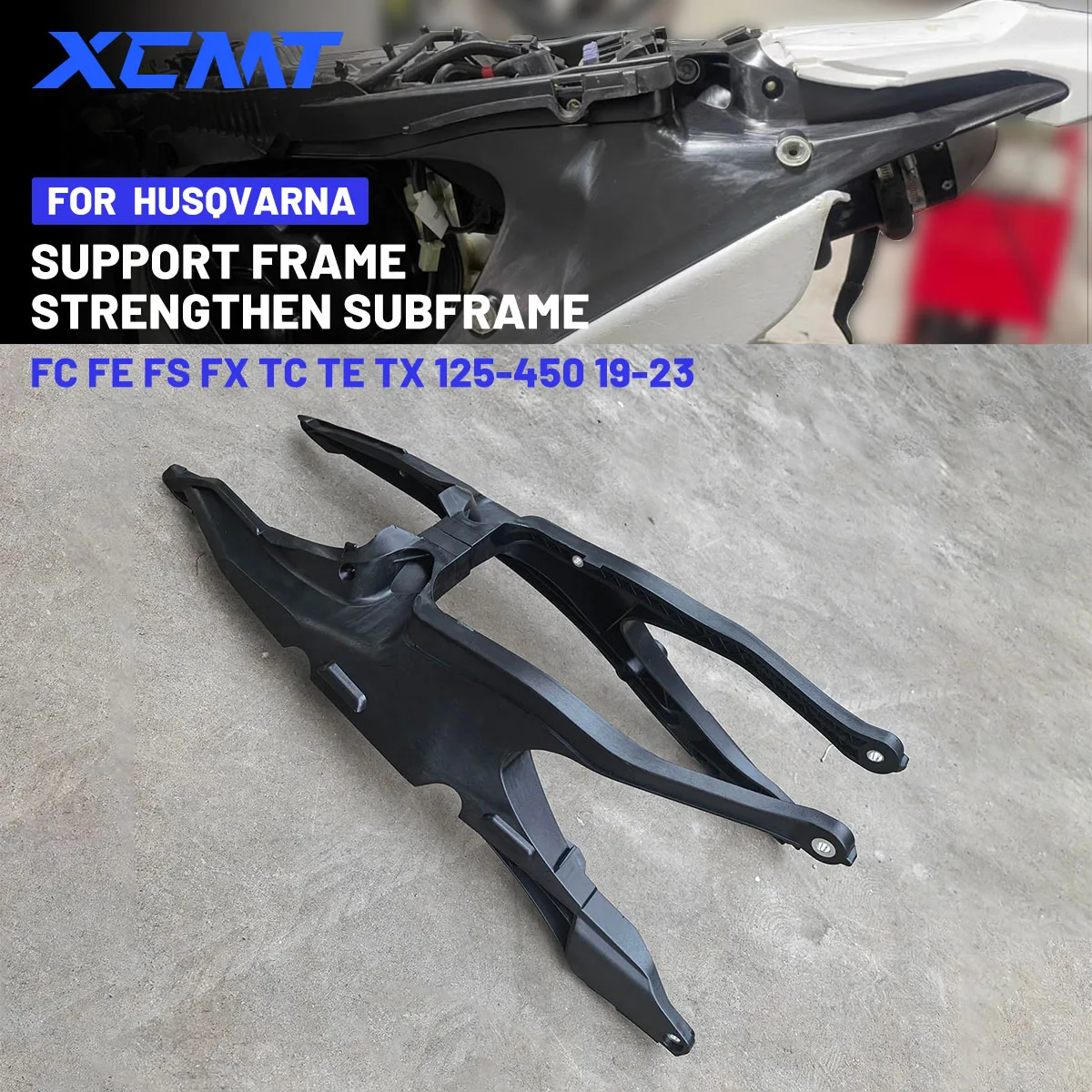 Motorcycle Rear Seat Tailstock Bracket Subframe For HUSQVARNA FC TC FX TE TX 125 250 300 350 450 Motocross Pit Dirt Bike Enduro