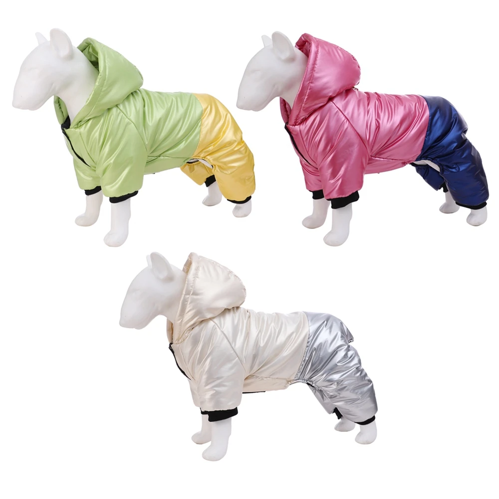 Winter Pet Jumpsuit For Dogs Waterproof 4-Legged Dog Coat Warm Pet Dog Clothes For Small Large Dogs Thicken Pet Dog Overalls