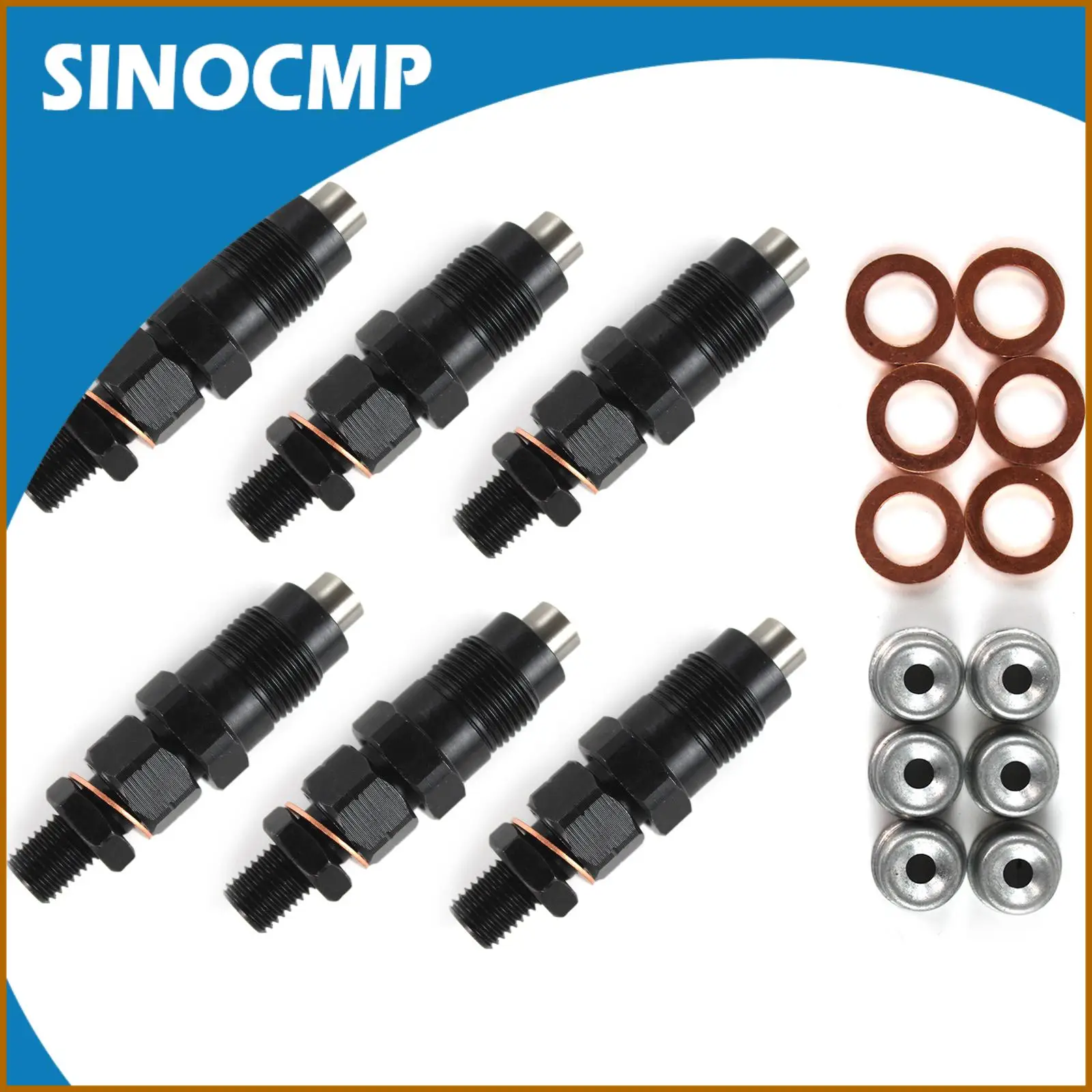 

Diesel Fuel Injector 6Pcs/Set For Nissan Patrol GU Y61 TD42 TD42T High Performance Diesel Injector Replacement Parts Full Set