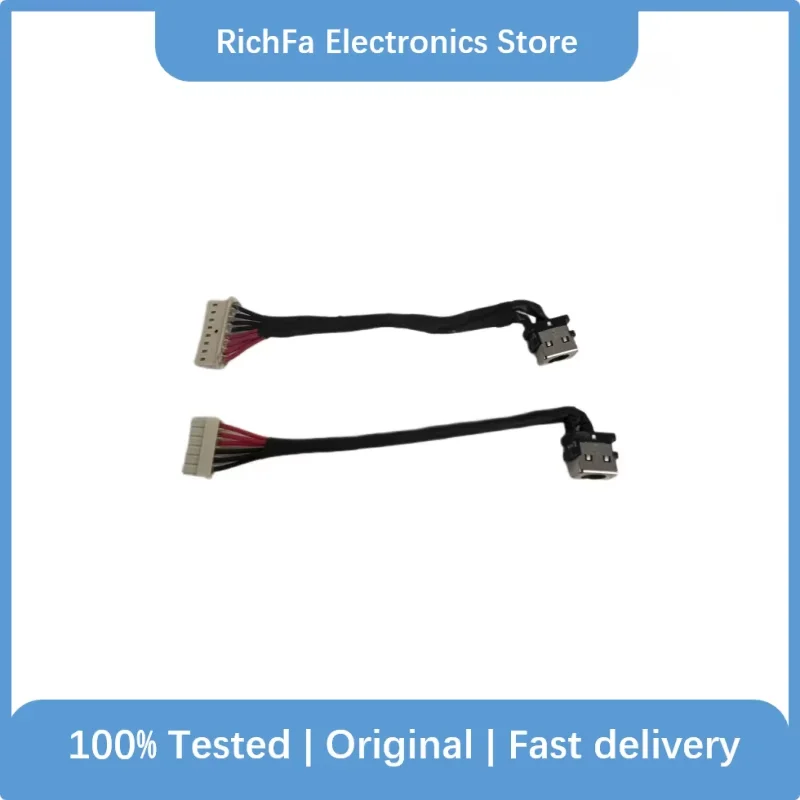 

6PIN 8PIN Genuine Laptop DC Power Jack cable for ASUS FX80G FX80GD FX80GE GL504G 6PIN 8PIN