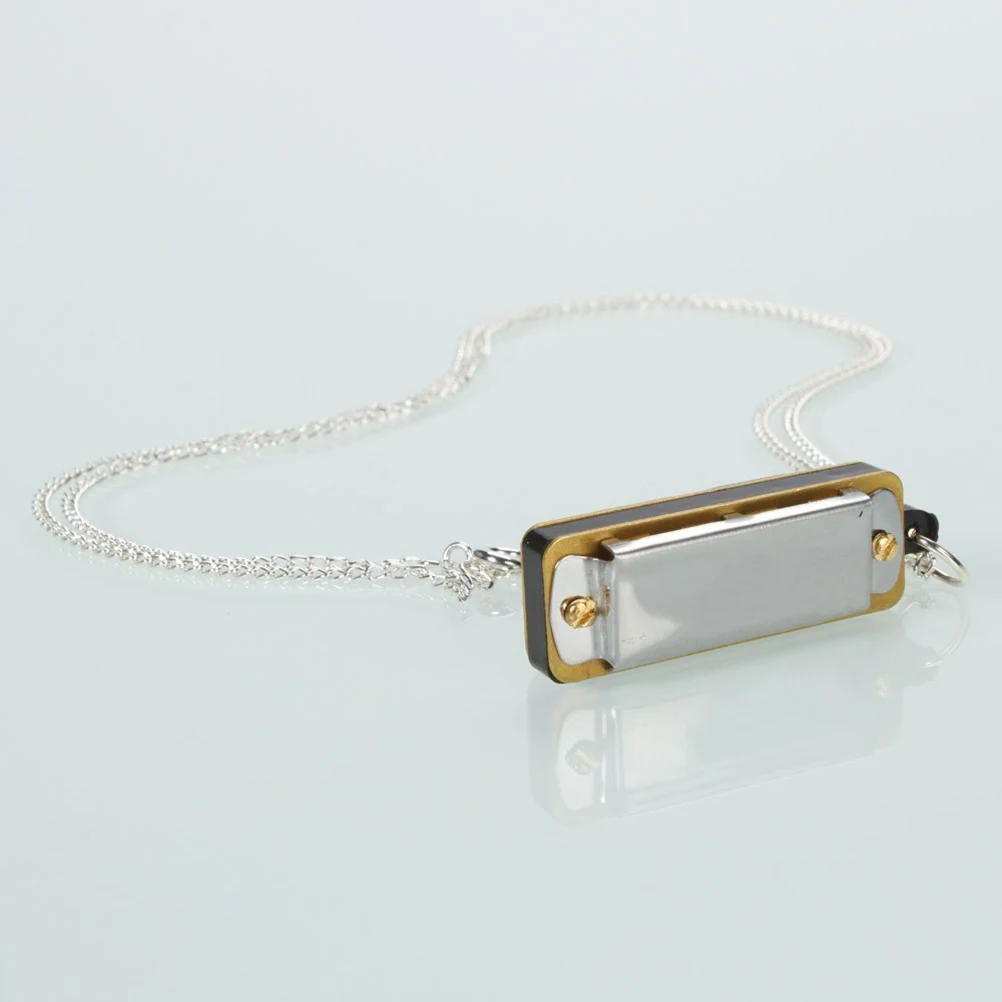 

Mini Harmonica Hole 8 Tone Red 4 Hole 8 Tone Harmonica Metal 35x15mm Kids Musical Toy Instrument Necklace Gift