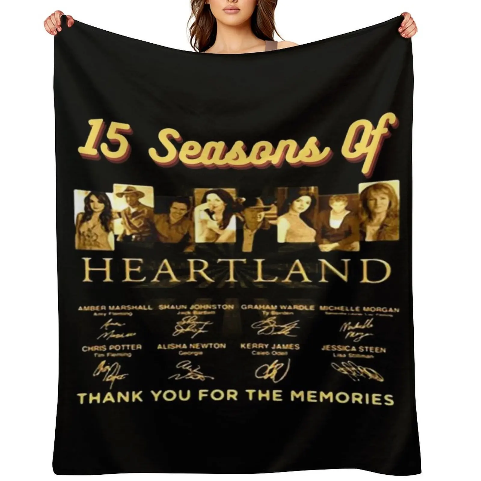 

Heartland, Heartland 15 Seasons Throw Blanket Polar Thin Thermals For Travel Loose Blankets