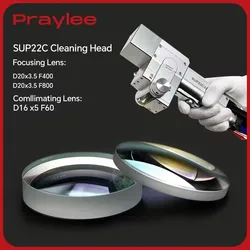 Praylee Laser Welding Focus Lens D20 x 3.5 F400 F800 Laser Collimator Lens D16 x 5 F60 for SUP22C Hand-held Laser Cleaning Head