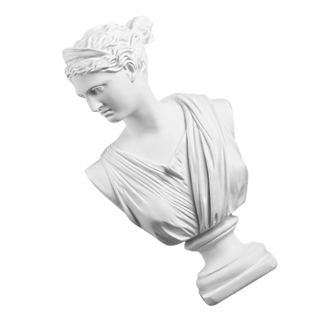Resin Goddess Bust Statue Exquisite Craftsmanship Sculpture Decorative Home Study Office Decoration Goddess Bust Sculpture