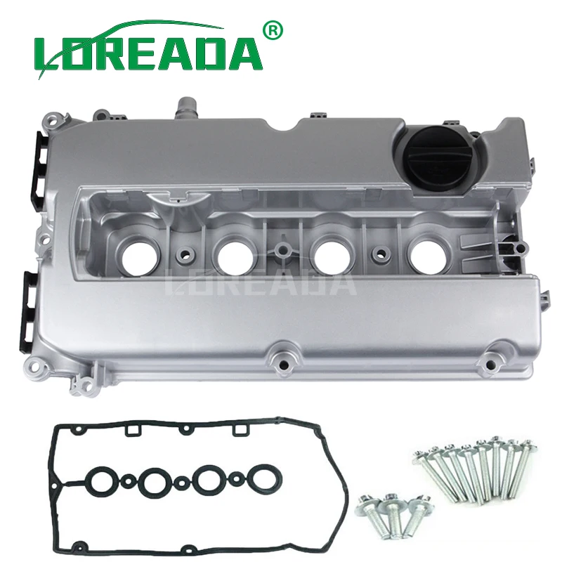 Engine Valve Cover For 08-15 GM Buick  Chevrolet Cruze Sonic Aveo Pontiac G3  Astra 1.8L 55564395 Aluminum Camshaft Rocker Cover