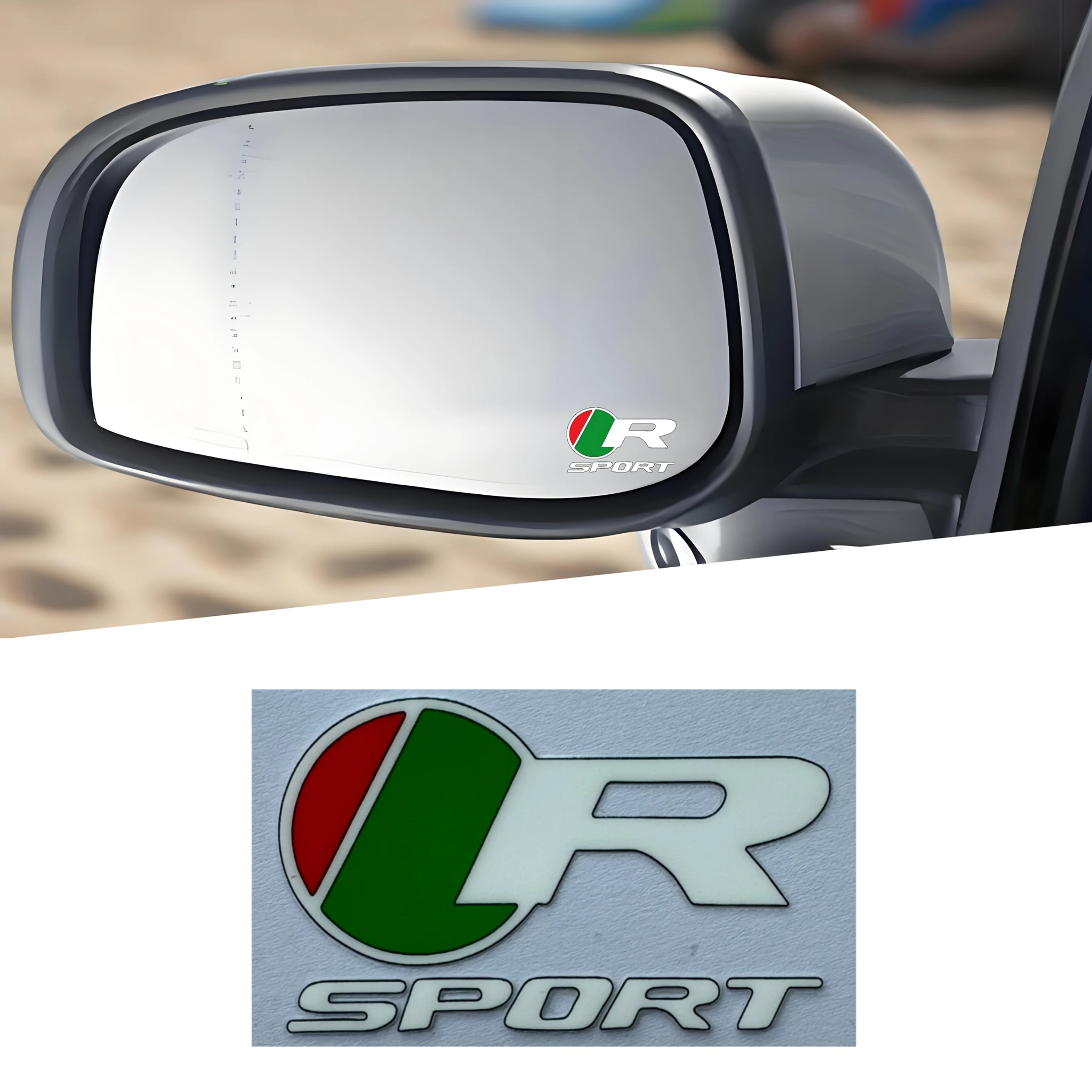 

"R SPORT Luxury Car Emblem Badge Decal for Jaguar XF XJ XEL F-Pace E-PACE X-Type F-Type Accessories"