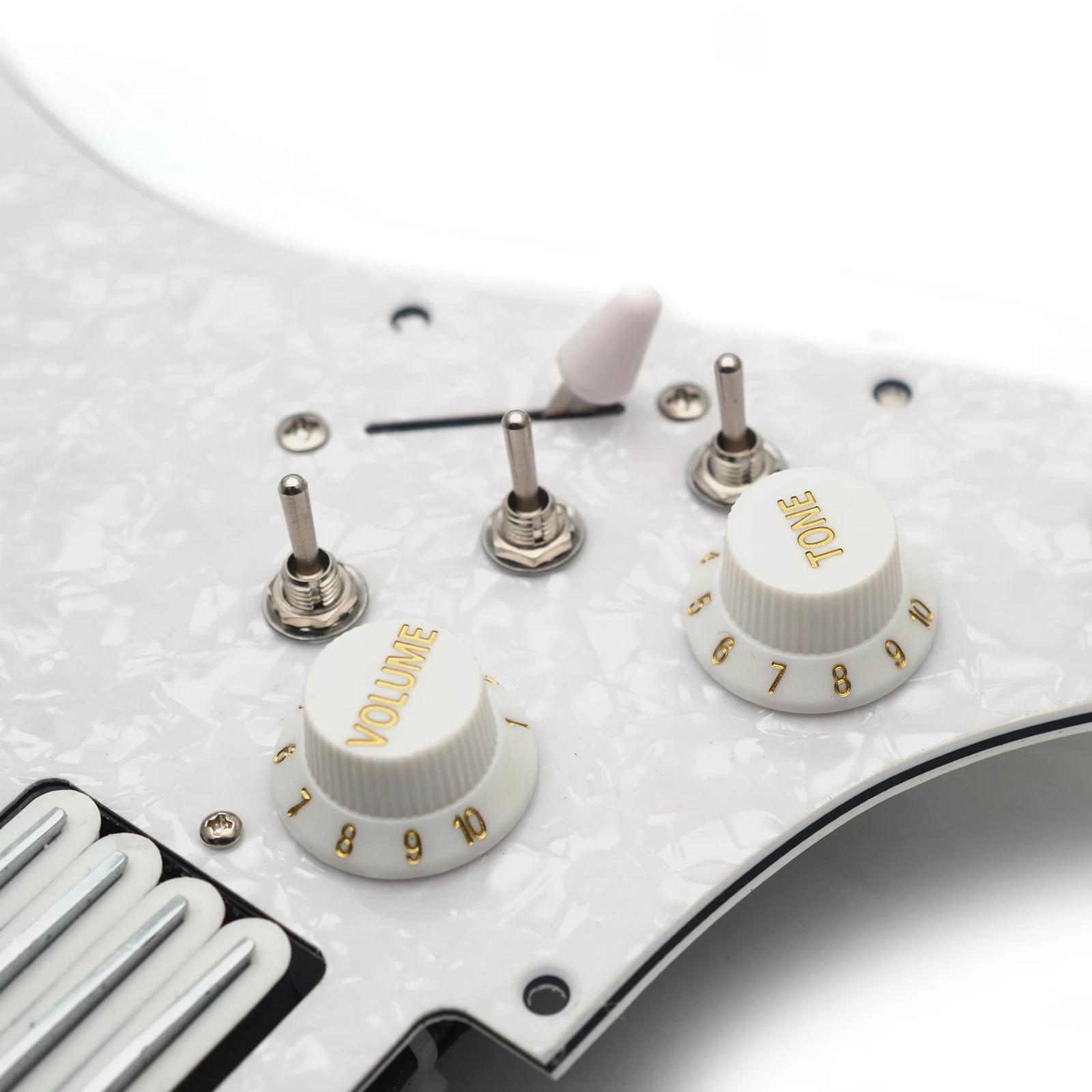 SSH ارتفاع الناتج محملة مسبقا سلك خدش لفائف تقسيم 2 هامبوكر صغير مع لفائف لاقط الغيتار الكهربائي بيكجوارد #4