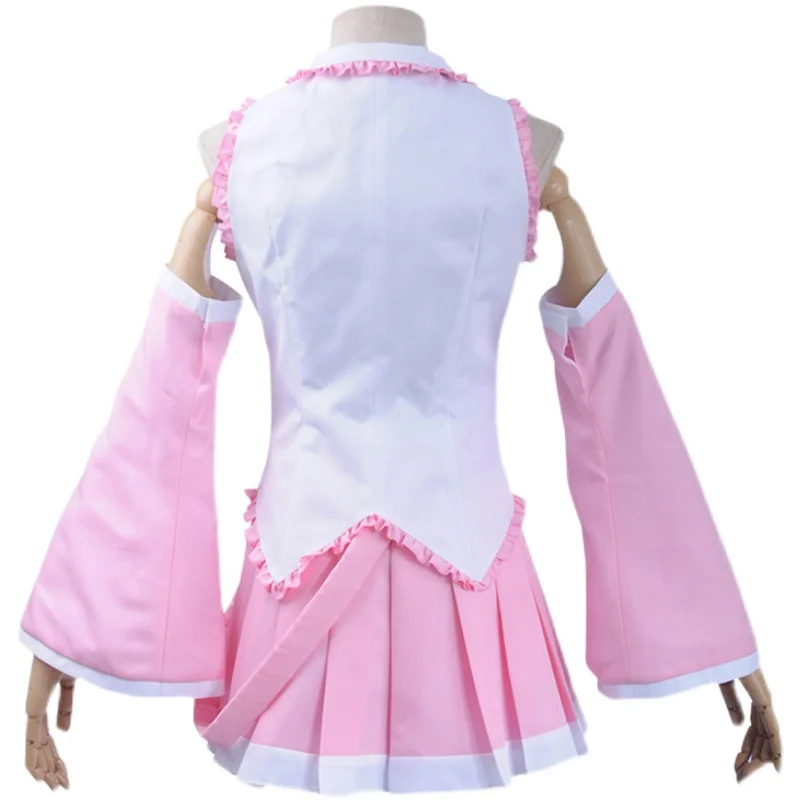 Japanese Costume Anime Miku Pink Cosplay Kawaii Sakura Figure Role-playing Dress Female Halloween Costume Gift