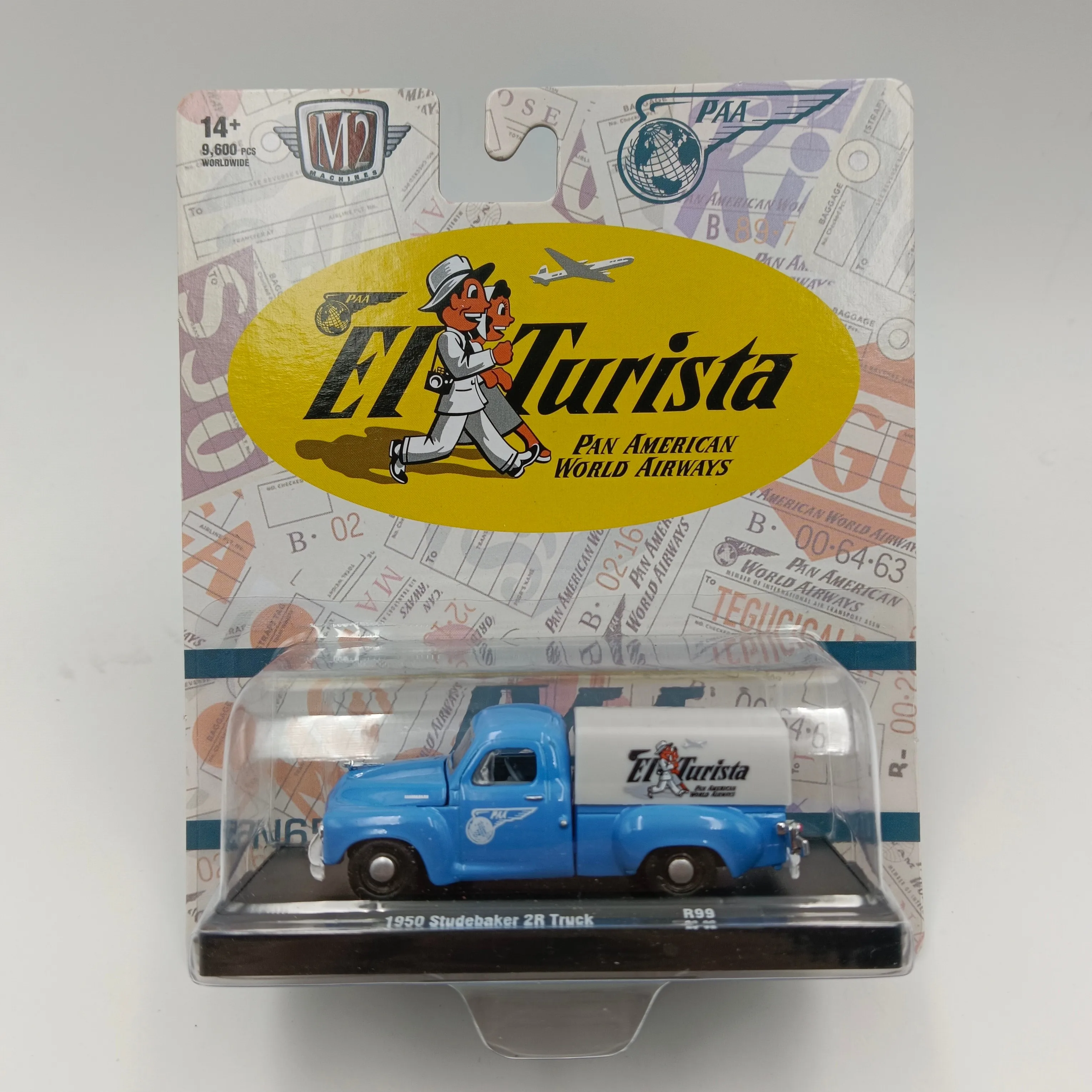 M2 machines 1:64 1950 Studebaker 2R Truck Collection of die-cast alloy car model ornaments