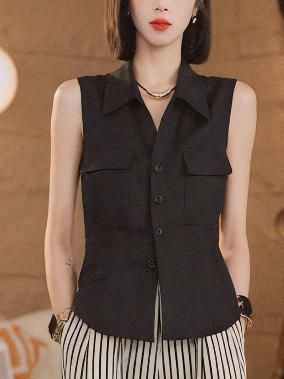 

Bla Svel Open Cardigan mat Summer Trendy High Quali Faionable ort irt for Women Commute Sle Loose Fit