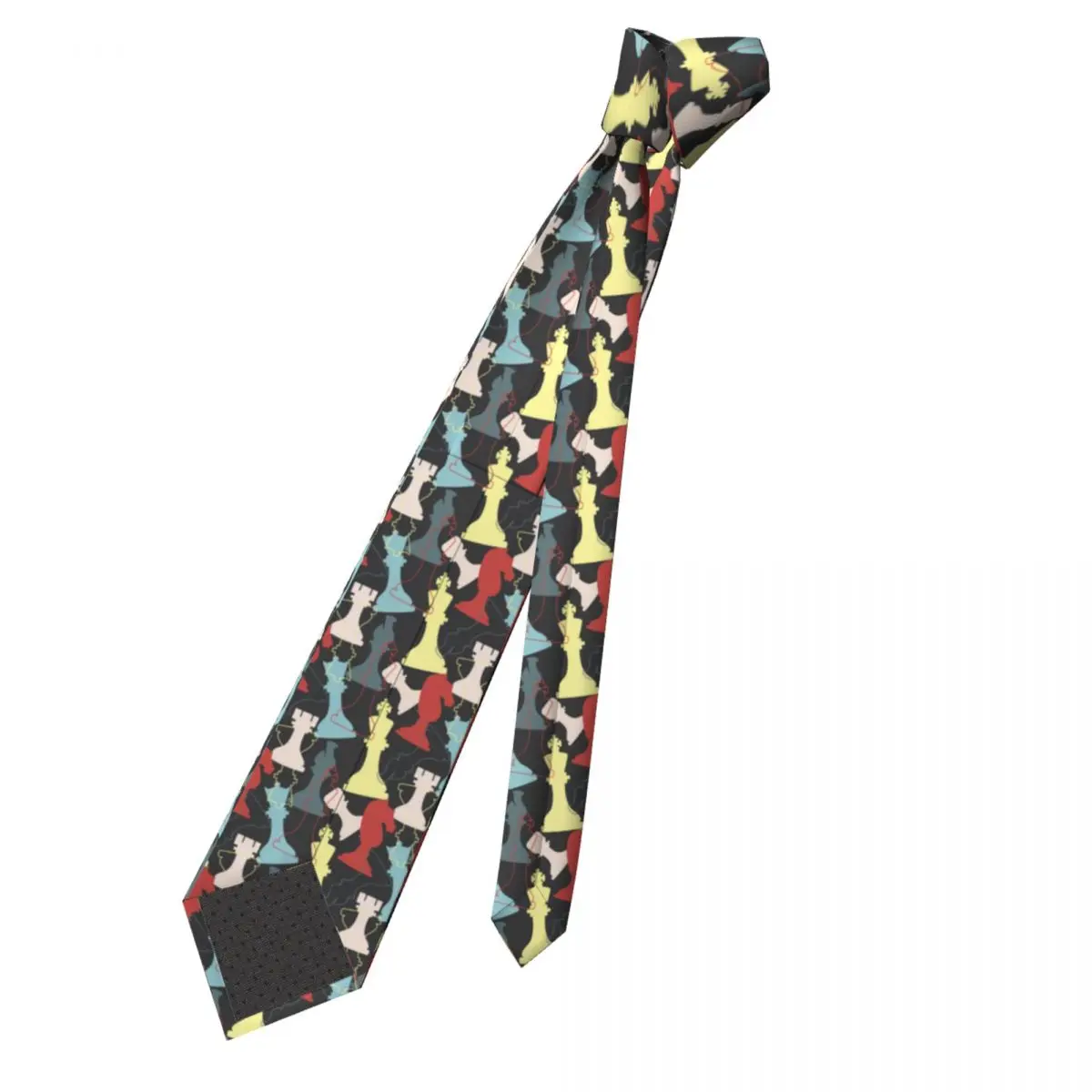 Multicolored Chess Neckties Men Women Polyester 8 cm Neck Ties for Mens Casual Classic Accessories Cravat Wedding Party