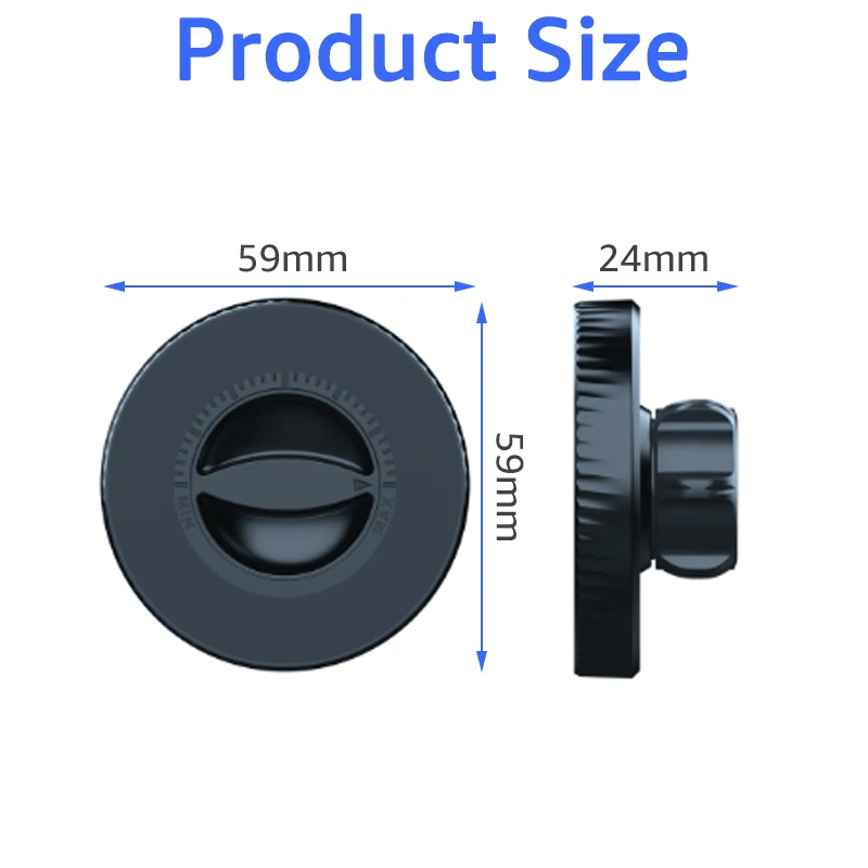 Magnetic Car Phone Holder Accessories 17mm Ball Head Magnet Bases Car Mount GPS Support for MagSafe iPhone 15 14 Samsung Huawei