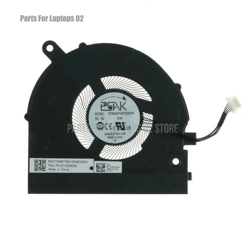 Pp Replacement CPU Cooling Fan for Lenovo ThinkPad L13 Gen 3 4 5 S2 Gen 7 8 9 S2 X1 Carbon 12th Gen