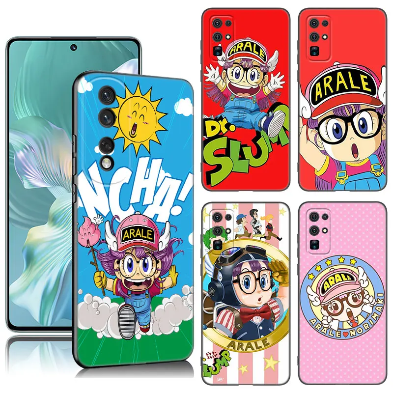 Dr Slump Arale Anime Phone Case For Huawei Honor 70 90 Lite X40 GT X50 i X5 Plus X6A X6S X7A X8A X8B X6 X7 X8 X9 4G X9A X9B 5G