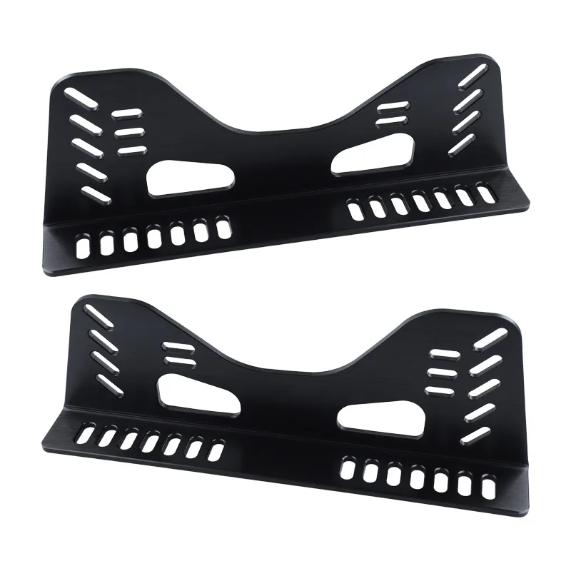 Thickened Aluminum Alloy Seat Side L Bracket Universal Bucket Chair Base Mount Racing Modification Support