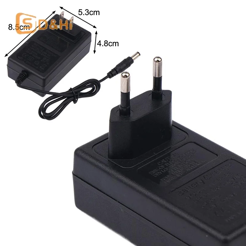 1PCS 21v Lithium Battery Charger 1A For 18v ​​Electric Drill Intelligent Power Adapter EU US Plug Transformer 5-string Charger