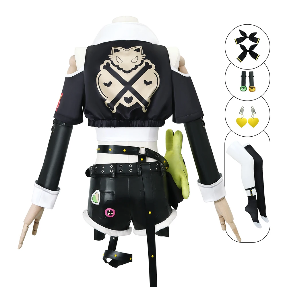 Nicole Demara fantasia cosplay para homens e mulheres, jogo Zenless Zone Zero, roupas cosplay, peruca uniforme, fantasias de Halloween