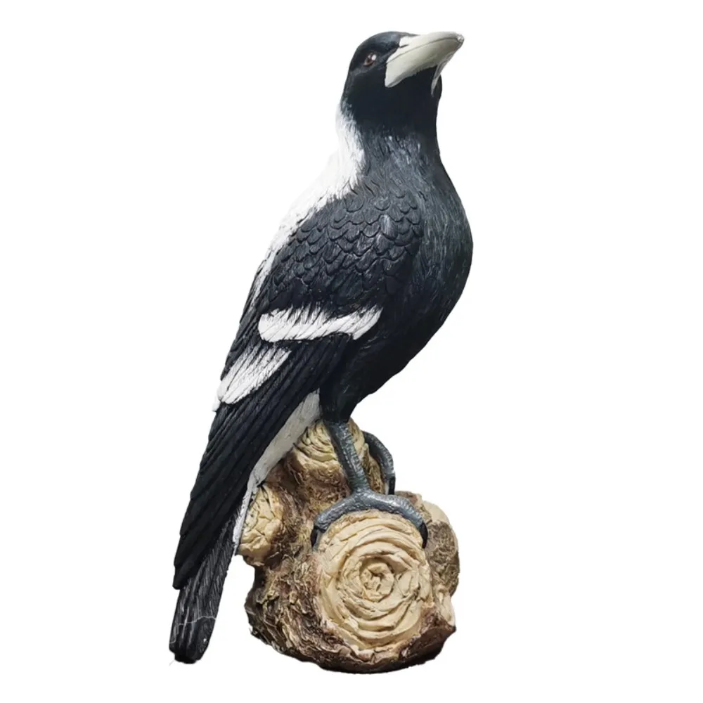 

Микропейзаж, имитация смолы, орнамент сорока, мультяшная креативная модель сорока, скульптура, водонепроницаемая статуя птицы ручной работы, подарок