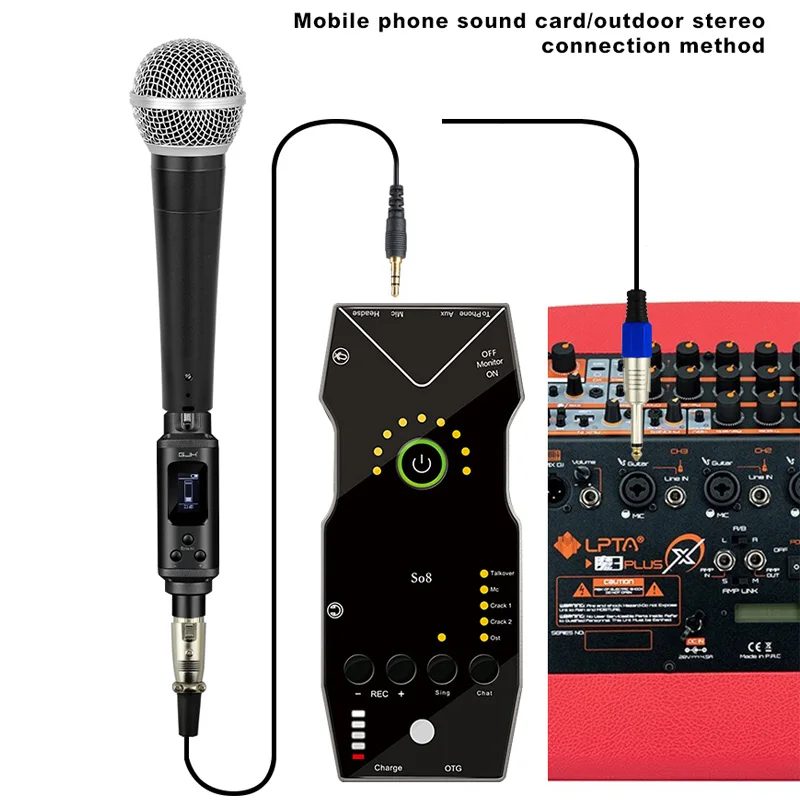 DMA1 Studio tubo in linea Mini microfono professionale preamplificatore per microfoni a nastro dinamici e passivi preamplificatore guadagno 39db